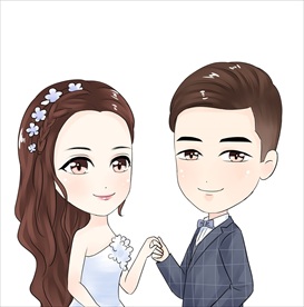 原创卡通Q版婚礼