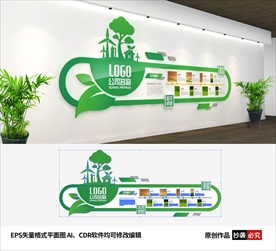 绿色环保文化墙