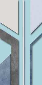 3D立体几何图形玄关装饰画