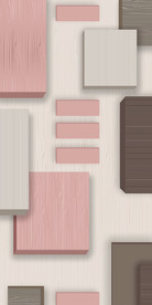 立体木纹方块玄关装饰画