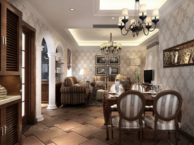 欧式餐客厅
