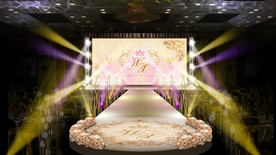 香槟色婚礼仪式区