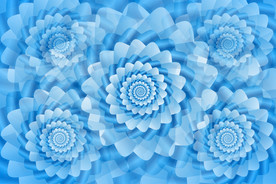 创意矢量质感剪纸花纹