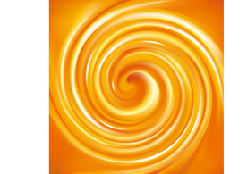 创意质感黄色旋转空间背景