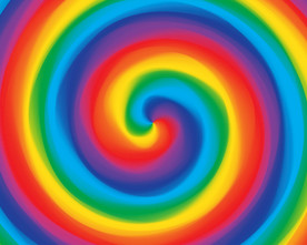 炫彩商业空间扭曲空间漩涡