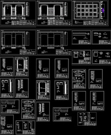 护墙装饰设计CAD图