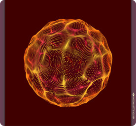 创意凹凸地球线条地球