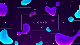 创意炫彩商业综合体不规则图形