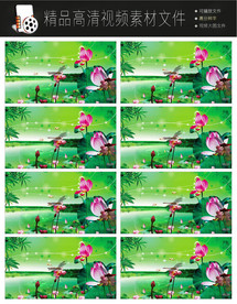 江南水墨中国风LED视频背景