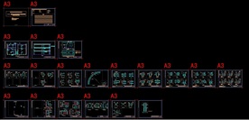 轻钢龙骨纸面石膏板隔墙cad