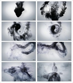 中国风水墨烟雾粒子视频素材