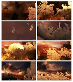 浮雕风格少数民族视频