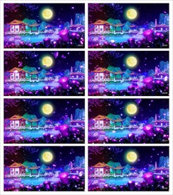 梦幻唯美金色星光烟雾宇宙星空