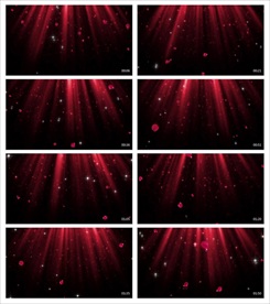 唯美梦幻朦胧光点光晕转场空镜头