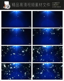 万花筒梦幻朦胧光点光晕转场镜头