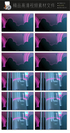 音响喇叭传播蓝圈转场LED视频