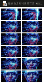 科技光线地球科技转场LED视频