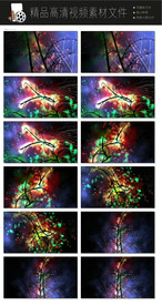 唯美梦幻朦胧光点光晕转场空镜头