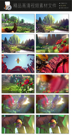 旅行旅游立体动态视频转场空镜头