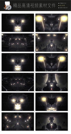 黑白空间建筑转场LED视频