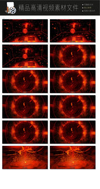 酷立体三维未来万花筒LED视频