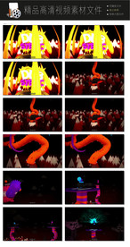 高科技科幻视频显示器LED视频