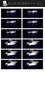 黑白空间建筑转场LED视频