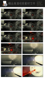 高科技科幻视频显示器LED视频