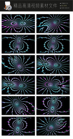 绚丽彩色光点隧道LED视频