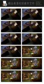 大型舞台视频月亮视频视频空镜头