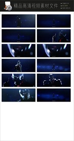 音符飘动音乐粒子世界场空镜头