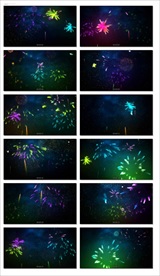 唯美大气婚礼背景视频粒子星空光
