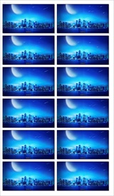 粒子星光旋转万花筒vj视频婚礼