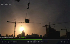 中国建筑工人与建筑工地