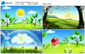 童心是小鸟 LED舞台背景视频