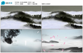 古典舞蹈 忆江南 舞台背景视频