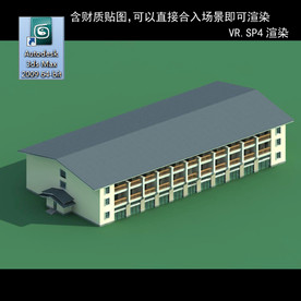 中式建筑 中式多层 中式别墅