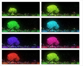 超美蓝天白云转场LED频片头