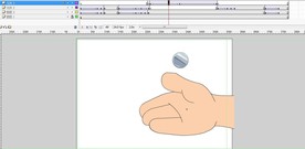 抛硬币的动画4秒