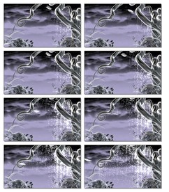 神秘星空银河LED视频素材