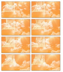 神秘星空银河LED视频素材