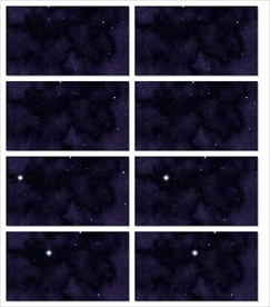 神秘星空银河LED视频素材