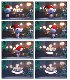 圣诞视频LED视频素材