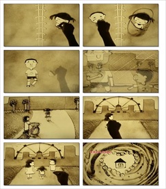 卡通动画童年儿童背景视转场视频