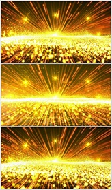 舞台歌曲晚会金色粒子LED背景