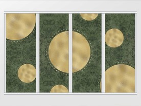 现代大气金箔移门