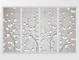 现代风简约水晶移门