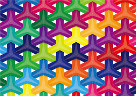 商业综合体海报背景几何图形