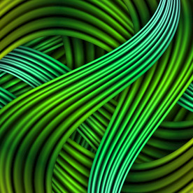 质感绿色线条几何图形背景