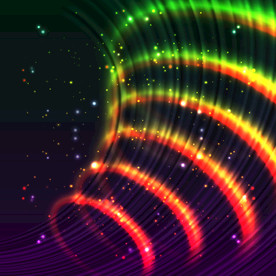 炫彩质感光影线条